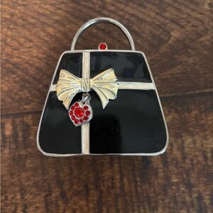 Party light black with accent tea candle holder